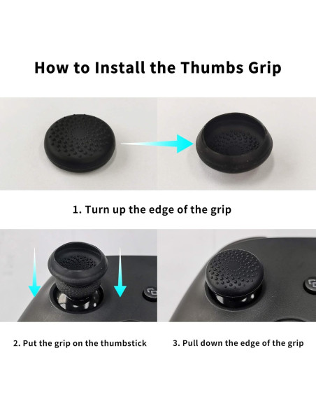 Funda de Silicona Antideslizante PlayVital para Xbox Series X/S