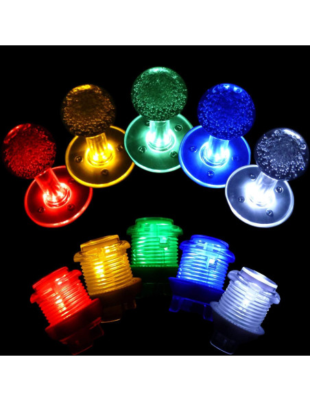 Controlador Arcade USB SJ@JX con Joystick LED y Botones Cherry MX