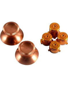 Piezas de Repuesto Joysticks y Botones ABXY Metal Dorado eXtremeRate para Xbox One 2
