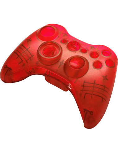 Kit Carcasa y Botones OSTENT para Controlador Xbox 360 Rojo