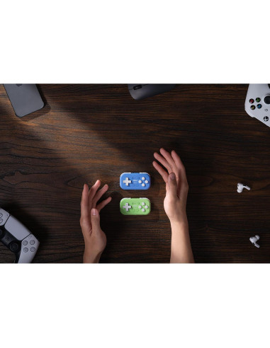 Controlador Mini Bluetooth Nargos para Nintendo Switch - Azul