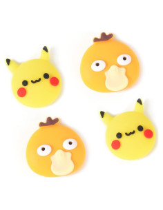 Tapas de Agarre para Pulgar DLseego Pika & Duck para Switch