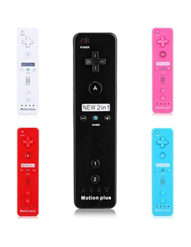 Controlador Inalámbrico ChamZA Motion Plus para Wii/Wii U Negro