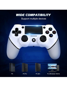 Controlador Inalámbrico EasEasy para PS4/Pro/Slim/PC 1000mAh 2