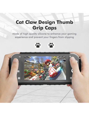 Funda Grip KIWIHOME para Nintendo Switch Lite 2019 - Protección y Agarre Cómodo