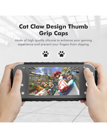 Funda Grip KIWIHOME para Nintendo Switch Lite 2019 - Protección y Agarre Cómodo