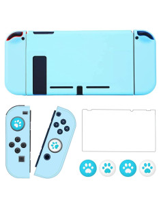 Funda Protectora Dockable OLDZHU Azul para Nintendo Switch