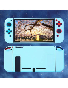 Funda Protectora Dockable OLDZHU Azul para Nintendo Switch 2