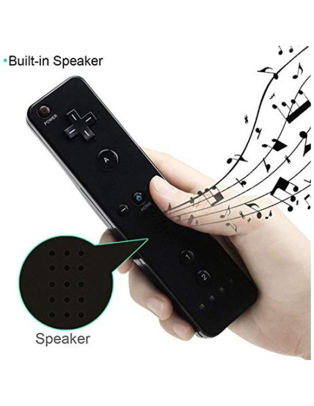 Control Remoto Inalámbrico ChamZA para Wii/Wii U con Funda