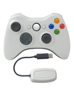 Controlador Inalámbrico 2.4GHz USonline911 para Xbox 360/PC Blanco