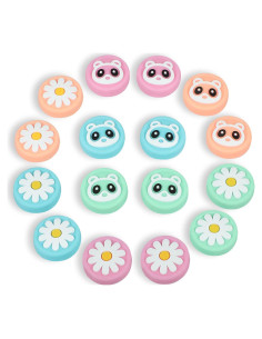 16 Caps de Agarre para Pulgar Nintendo Switch y Lite - Silicona