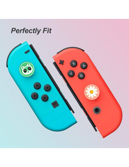 16 Caps de Agarre para Pulgar Nintendo Switch y Lite - Silicona