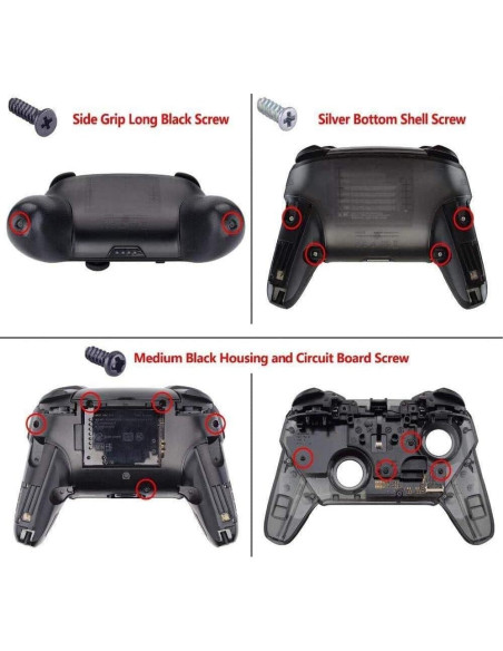 Carcasa de Reemplazo eXtremeRate para Controlador Pro Switch - Estilo NES