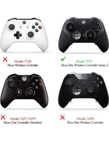 Carcasa Frontal Reemplazo THETREE para Controlador Xbox Elite 2 Rojo