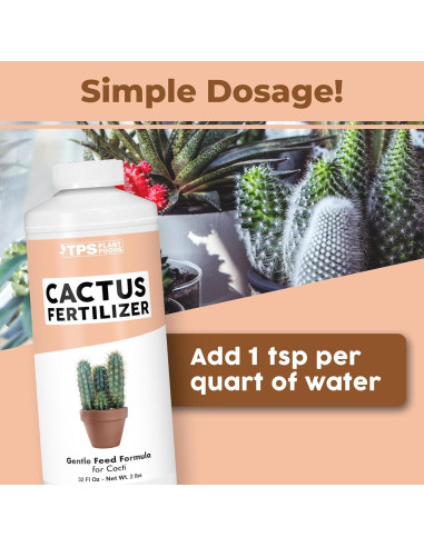 Fertilizante Líquido TPS Nutrients para Cactus y Plantas del Desierto 0.95L