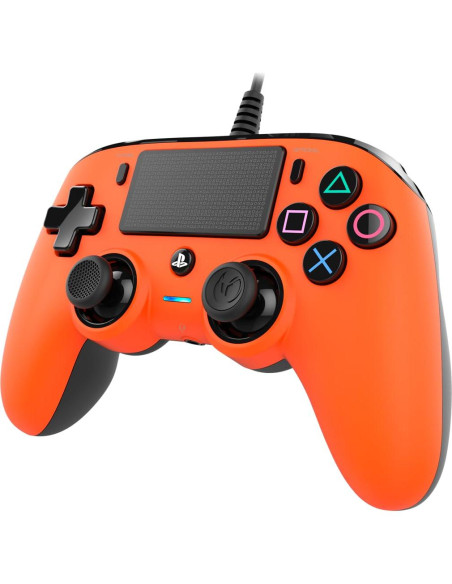 Controlador Compacto con Cable Nacon PS4 Naranja 427g