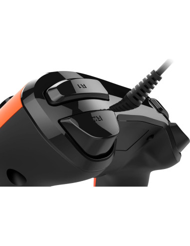 Controlador Compacto con Cable Nacon PS4 Naranja 427g