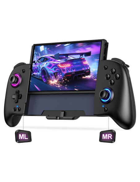 Controlador Inalámbrico LIFUFUTEE para Nintendo Switch Negro