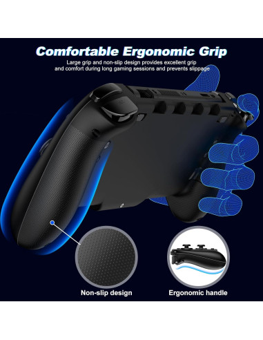 Controlador Inalámbrico LIFUFUTEE para Nintendo Switch Negro