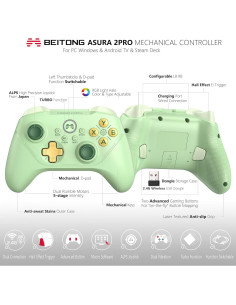 Controlador Inalámbrico BEITONG Asura 2 Pro para PC y Android 2