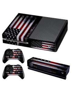 Cubierta Protectora Vinilo UUShop para Xbox One - Bandera Americana