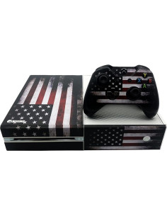 Cubierta Protectora Vinilo UUShop para Xbox One - Bandera Americana 2