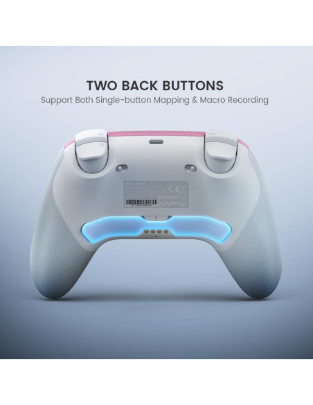 GameSir Super Nova Controlador Inalámbrico para PC/Switch/iOS/Android - Joystick RGB, 1000Hz, Batería 1000mAh