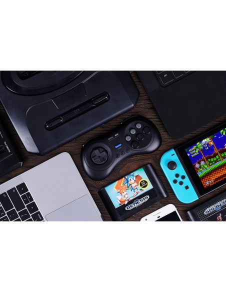 Controlador Bluetooth 8Bitdo M30 para Switch y PC - Negro