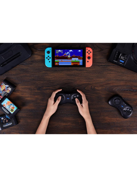Controlador Bluetooth 8Bitdo M30 para Switch y PC - Negro