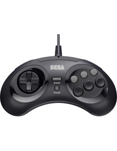 Controlador USB Retro-Bit SEGA Genesis 8 Botones Negro 2