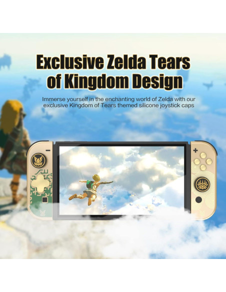 Tapas de Joystick y Stickers NANANINO para Nintendo Switch