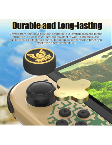 Tapas de Joystick y Stickers NANANINO para Nintendo Switch