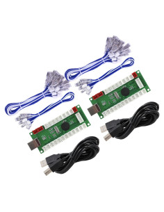 Controlador Arcade SJ@JX USB 2 Jugadores para PC y Raspberry Pi