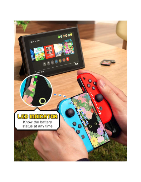 Agarre Joy-Con Lotadilo para Nintendo Switch - Diseño Gato