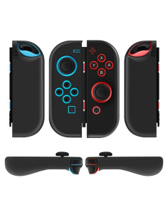 Funda de Silicona TNP para Joy-Con Nintendo Switch - Negro