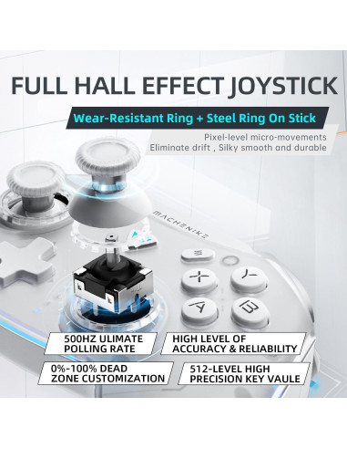 Controlador Inalámbrico Machenike G5 Pro para PC y Consolas