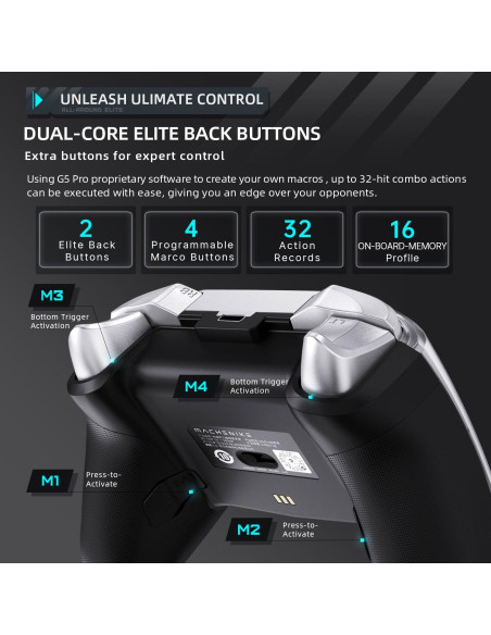 Controlador Inalámbrico Machenike G5 Pro para PC y Consolas
