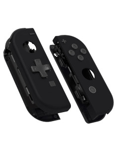 Carcasa Joy-Con eXtremeRate Negra con Botones D-Pad para Nintendo Switch