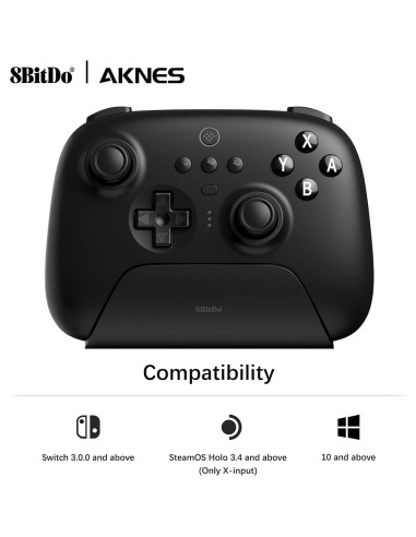 Controlador Bluetooth 8Bitdo Ultimate AKNES Pro Inalámbrico Negro