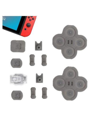 Almohadillas de Goma Conductiva MYPUQIAO para Joy-con Switch