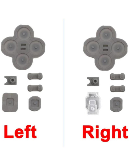 Almohadillas de Goma Conductiva MYPUQIAO para Joy-con Switch