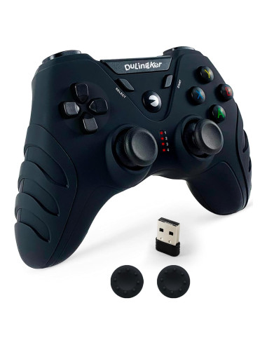 Controlador Inalámbrico DuLingKer para PC y PS3, Joystick con Vibración Doble y Efecto Hall
