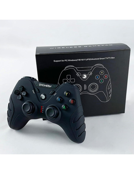 Controlador Inalámbrico DuLingKer para PC y PS3, Joystick con Vibración Doble y Efecto Hall
