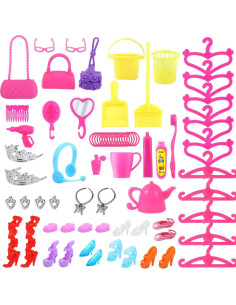 Accesorios para Muñecas JANYUN - 110 Piezas de Navidad 2