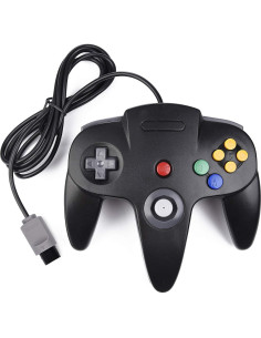 Paquete 2 Controladores Clásicos N64 miadore + 2 Cables 1.8m 2