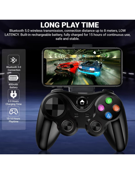 Controlador Inalámbrico arVin para iOS y Android - Joystick Bluetooth Controlador Inalámbrico arVin para iOS y Android - Joystick Bluetooth