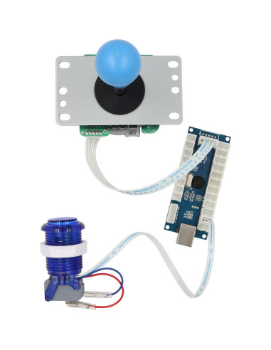 Kit Arcade DIY SJ@JX 2 Jugadores con Joystick y Botones LED