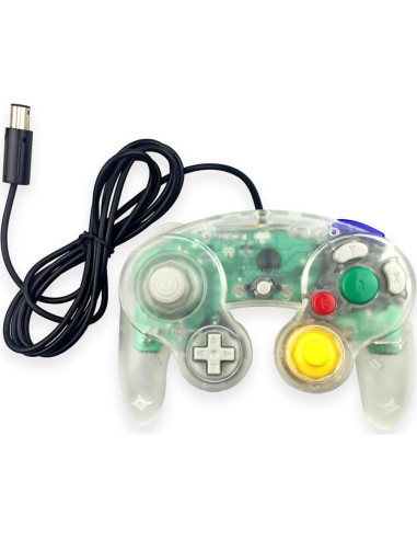 Controlador Clásico Reiso con Cable para Wii/GameCube Blanco