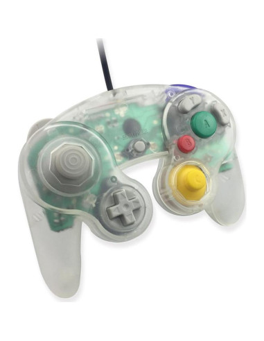 Controlador Clásico Reiso con Cable para Wii/GameCube Blanco