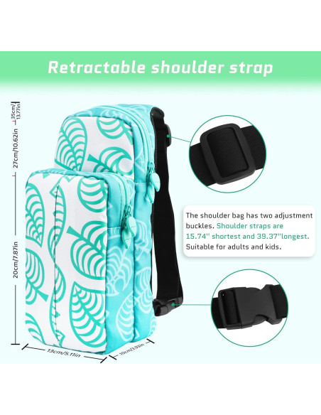 Bolsa de Viaje GLDRAM para Nintendo Switch con Funda y Accesorios